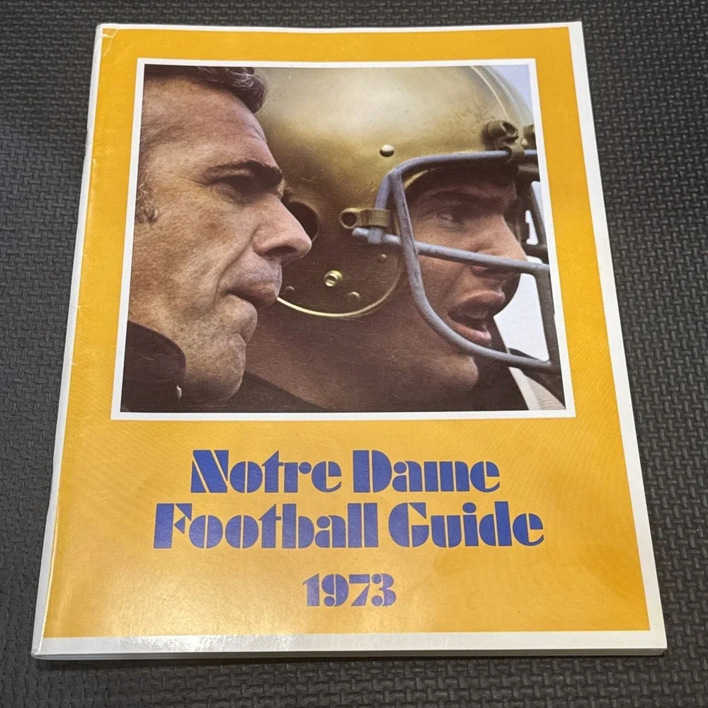 1973 Notre Dame Football Guide HOF Ross Browner Dave Casper